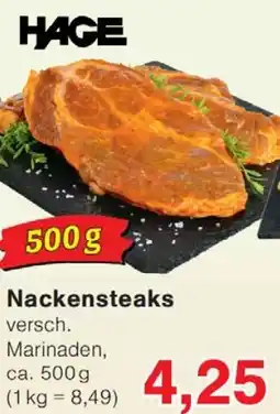 Wiglo Wunderland HAGE Nackensteaks Angebot