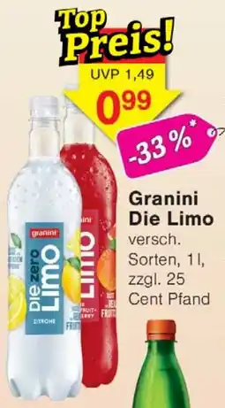 Wiglo Wunderland Granini Die Limo Angebot