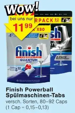 Wiglo Wunderland Finish Powerball Spülmaschinen-Tabs Angebot
