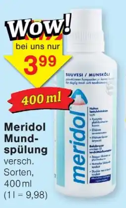 Wiglo Wunderland Meridol Mundspülung Angebot