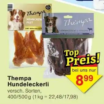Wiglo Wunderland Thempa Hundeleckerli Angebot