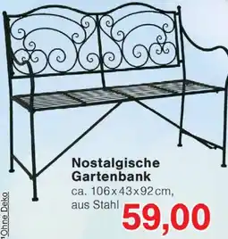 Wiglo Wunderland Nostalgische Gartenbank Angebot