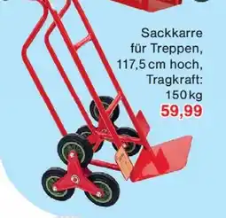Wiglo Wunderland Sackkarre für Treppen, 117,5 cm hoch, Angebot