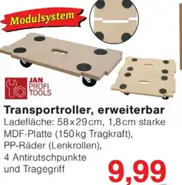 Wiglo Wunderland JAN PROFI TOOLS Transportroller, erweiterbar Angebot