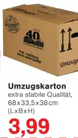 Wiglo Wunderland Umzugskarton Angebot