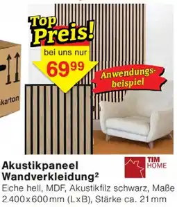 Wiglo Wunderland TIM HOME Akustikpaneel Wandverkleidung Angebot