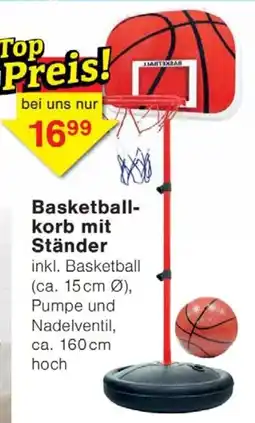 Wiglo Wunderland Basketballkorb mit Ständer Angebot