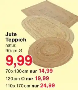 Wiglo Wunderland Jute Teppich Angebot