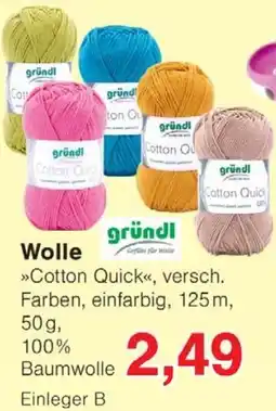 Wiglo Wunderland Gründl wolle Angebot