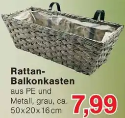 Wiglo Wunderland Rattan Balkonkasten Angebot