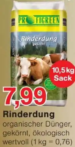 Wiglo Wunderland Rinderdung Angebot