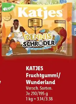 Lidl KATJES Fruchtgummi/ Wunderland Angebot