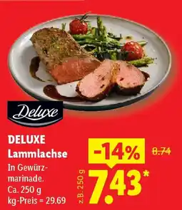 Lidl DELUXE Lammlachse Angebot