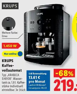 Lidl KRUPS Kaffeevollautomat Angebot