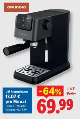 Lidl GRUNDIG Siebträgermaschine Angebot