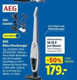 Lidl AEG Akku-Staubsauger Angebot