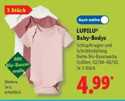 Lidl LUPILU Baby-Bodys Angebot