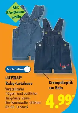 Lidl LUPILU Baby-Latzhose Angebot