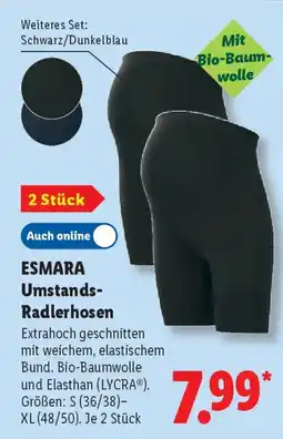 Lidl ESMARA Umstands- Radlerhosen Angebot