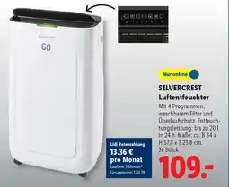 Lidl SILVERCREST Luftentfeuchter Angebot