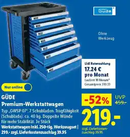 Lidl Güde Premium-Werkstattwagen Angebot