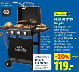 Lidl GRILLMEISTER Gasgrill Angebot