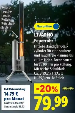 Lidl LIVARNO Feuerrohr Angebot