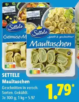 Lidl SETTELE Maultaschen Angebot