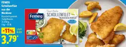 Lidl FEMEG Schollenfilet aus der Nordsee Angebot
