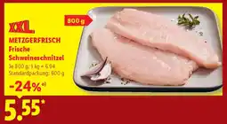 Lidl METZGERFRISCH Frische Schweineschnitzel Angebot