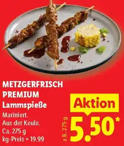 Lidl METZGERFRISCH PREMIUM Lammspieße Angebot