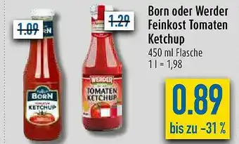 diska Born Oder Werder Feinkost Tomaten Ketchup Angebot