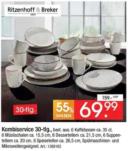 Zurbrüggen Ritzenhoff & Breker Kombiservice 30-tlg. Angebot