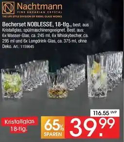 Zurbrüggen Nachtmann Becherset NOBLESSE, 18-tlg. Angebot