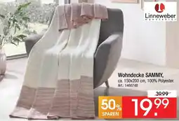 Zurbrüggen Linneweber Wohndecke SAMMY Angebot