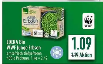 diska Edeka Bio Wwf Junge Erbsen Angebot