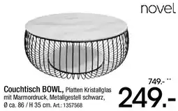 Zurbrüggen Novel Couchtisch BOWL Angebot