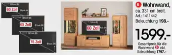 Zurbrüggen Cantus Wohnwand Angebot