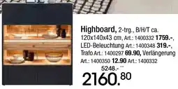 Zurbrüggen VENJAKOB Highboard Angebot