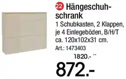 Zurbrüggen Hängeschuhschrank Angebot