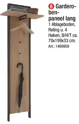Zurbrüggen Garderobenpaneel lang Angebot