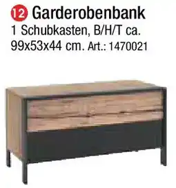 Zurbrüggen Garderobenbank Angebot