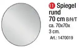 Zurbrüggen Spiegel rund 70 cm Angebot