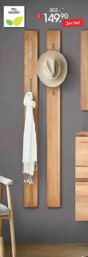 Zurbrüggen LINEA NATURA Garderobenpaneel-Set Angebot
