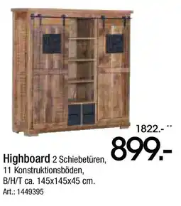 Zurbrüggen LANDSCAPE Highboard Angebot