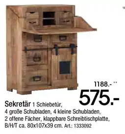 Zurbrüggen LANDSCAPE Sekretär Angebot
