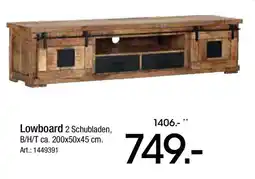 Zurbrüggen LANDSCAPE Lowboard Angebot