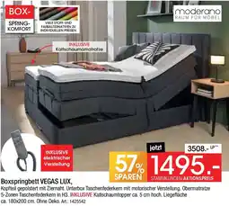 Zurbrüggen moderano Boxspringbett VEGAS LUX Angebot