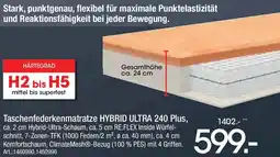 Zurbrüggen HUKLA Taschenfederkenmatratze HYBRID ULTRA 240 Plus Angebot