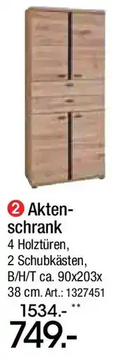 Zurbrüggen LINEA NATURA Aktenschrank Angebot